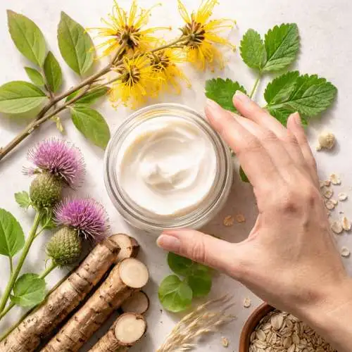 fitoingredientes piel grasa madura hamamelis bardana