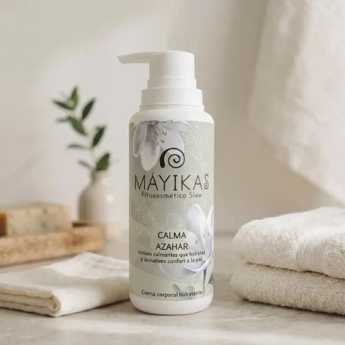crema corporal calmante e hidratante Calma Azahar Máyikas