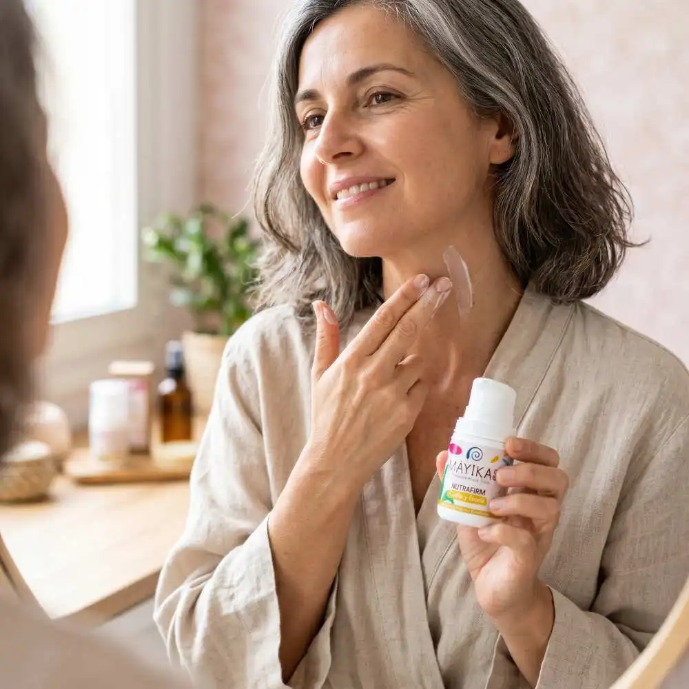 crema cuello y escote reafirmante natural Nutrafirm piel madura